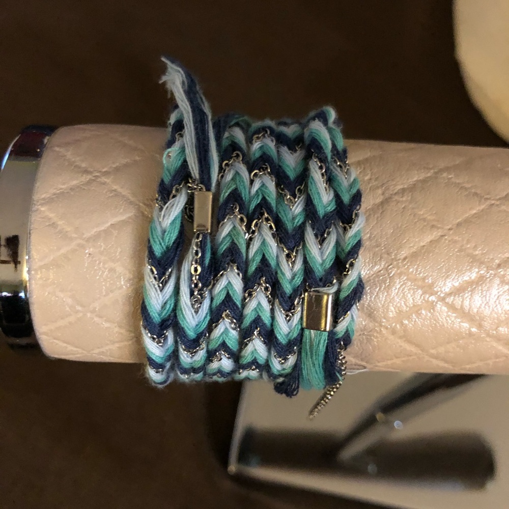 BCBG woven wrap bracelet